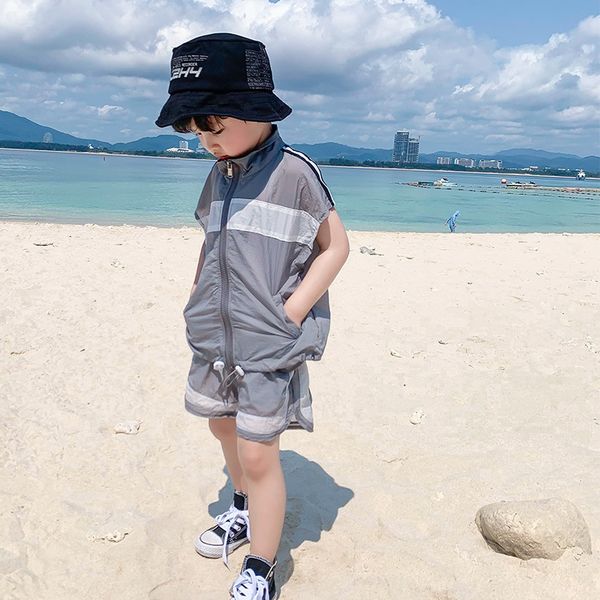 

wdb6y boy's suit 2020 new sports coat children's casual shorts boy's baby korean all-match fashionable clothes suits for boys