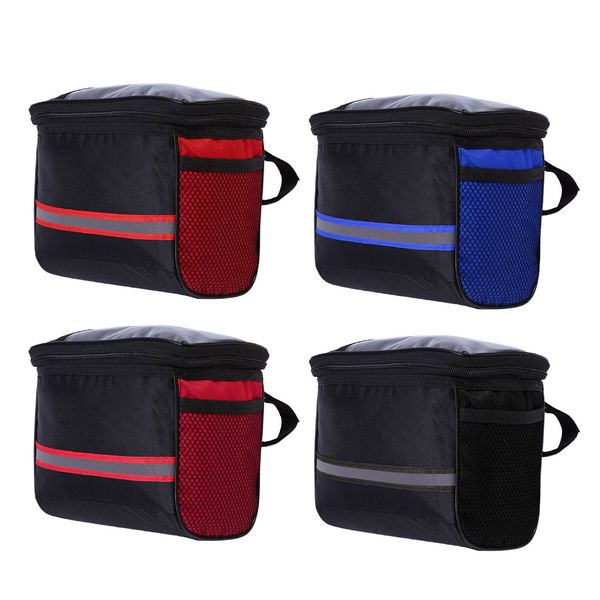 

4pack bike handlebar bag bicycle bag organizer storage travel bag waterproof