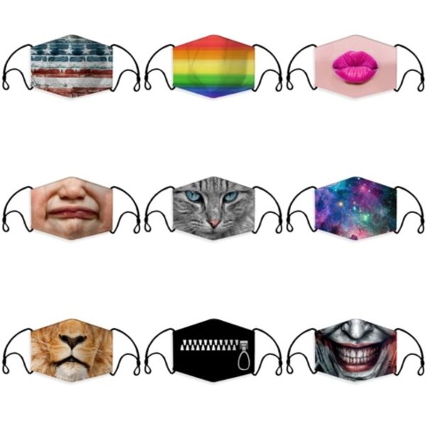 

mouth ice mask ice washable breathable face masks reusable anti dust dust fog anti pollution mouth er#592