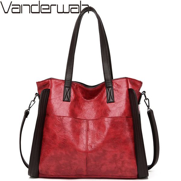 

women soft leather handbag vintage sac a main female crossbody shoulder bags totes designer brand large capacity handle bags