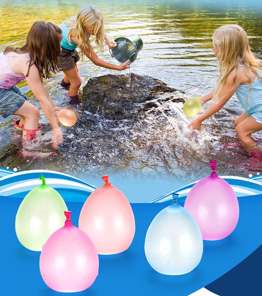 

111pcs Water Balloons Summer Outdoor Party Toy Rapid Injection Water Balloon Bombs Novelty Gag Toys For Children DHL Free Shipping 11
