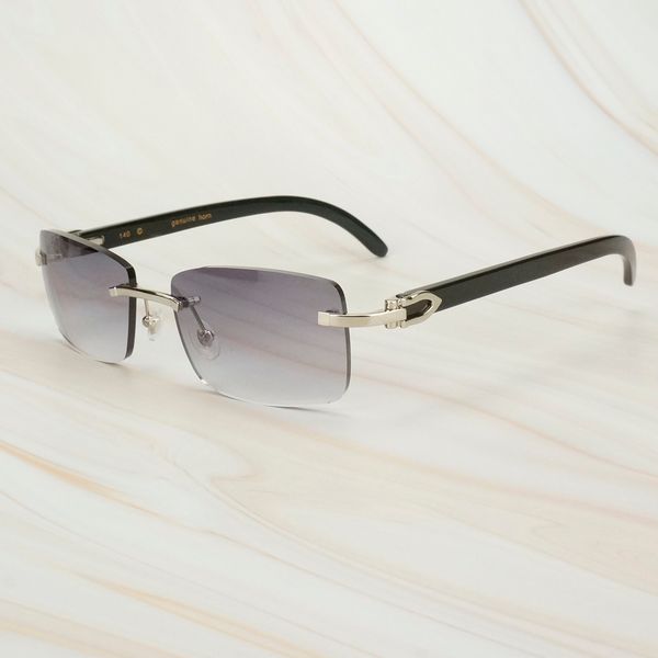 

black men driving buffalo horn sunglasses women shades outdoor sun glasses for male carter fashion, White;black