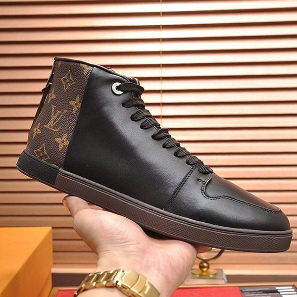 

fashion classic mens shoes scarpe sportive da uomo vintage footwears outdoor walking comfortable sports plus size lace -up casual men shoes, Black