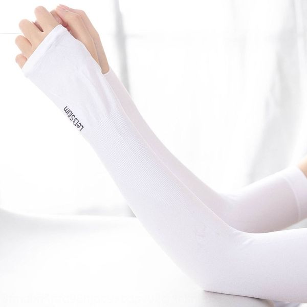 

korean style thin sunscreen gloves men's riding driving gloves sleeve ice silk ice sleeve women