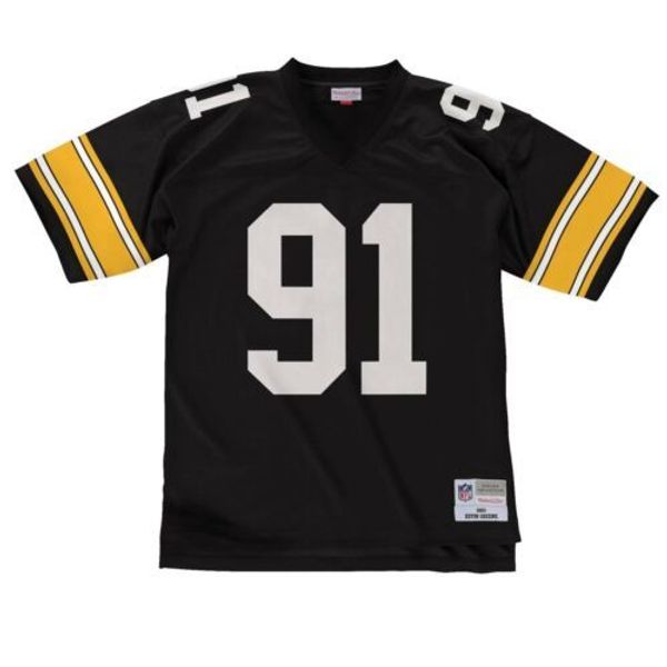 

kevin greene #91 mitchell & ness 1993 retired legacy jersey, Gray