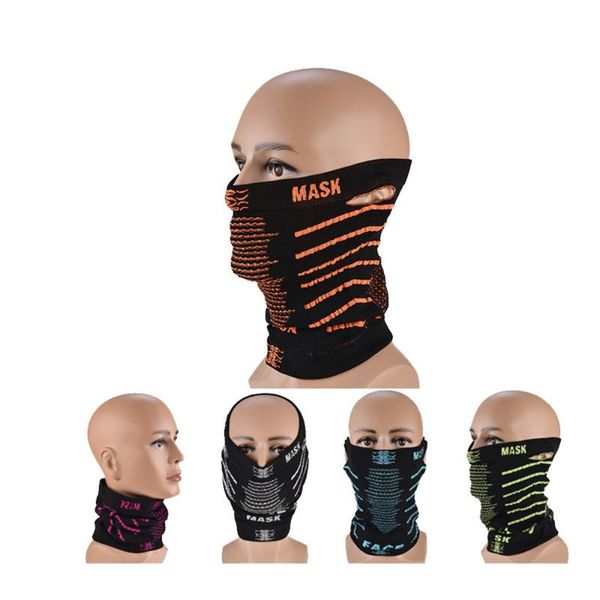 

cycling caps & masks quality riding headscarves patchwork fashion headwear multi-function scarves sports bandana warm hiking, Black