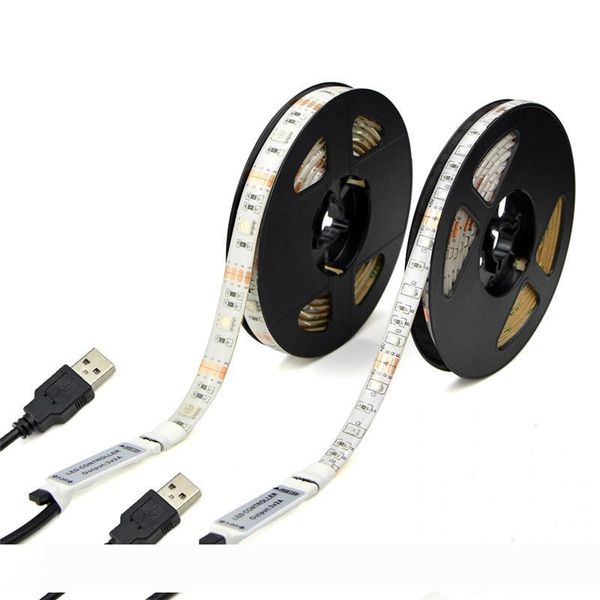 

5v usb led strips 1m 2m 3m 4m 5m smd3528 rgb smd5050 flexible led tape lights for tv car computer tent lighting