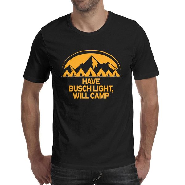 

мода мужского busch light beer will camp черной шея майк повседневные рубашки champion так много, White;black