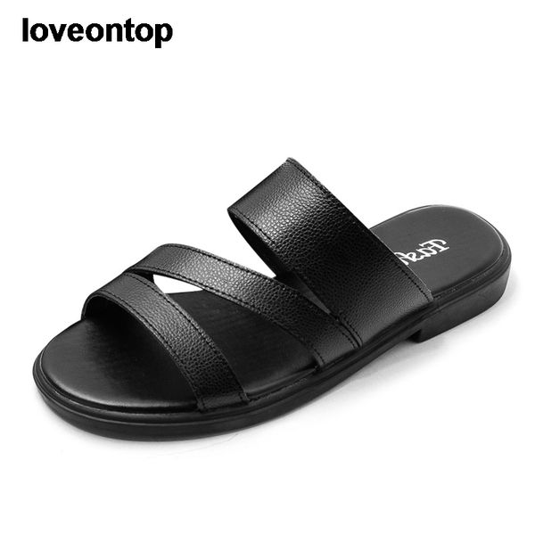 

loveonwomen flat sandals woman casual sandals summer lady soft casual slip on pig leather silver sandalias mujer, Black