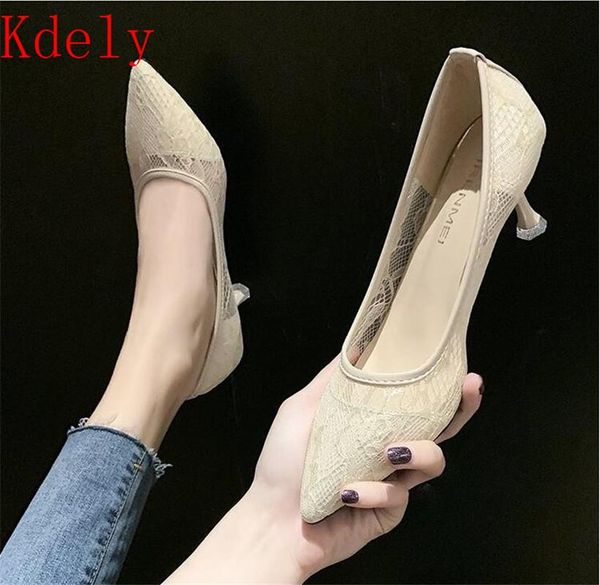 

pointed toe fetish luxury designer woman extreme mules super high heels women shoes ladies pumps lace weaving casual, Black