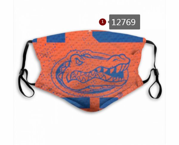 

NCAA Florida Gators Flag Mask Face Covering washable adjustable reusable Party safe outdoor sports dust proof breathable Face masks Tools