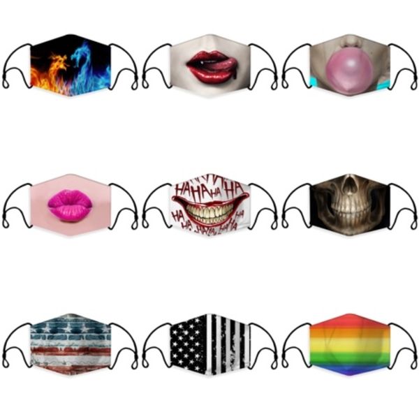 

pm 2.5 mouth mask ultra soft conton washable comfortable anti-fog activated carbon filter mask ergonomic mouth mask#900