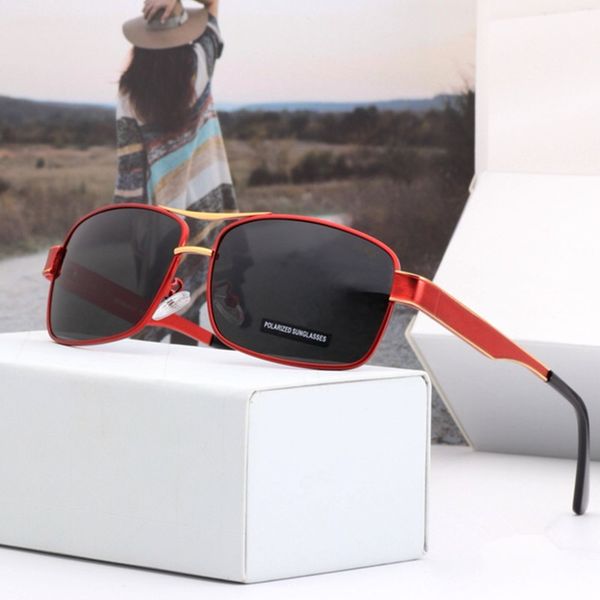 

2020 new anti glare polarized aluminum sunglasses men's brand sun glasses big size oculos women gafas de sol, White;black