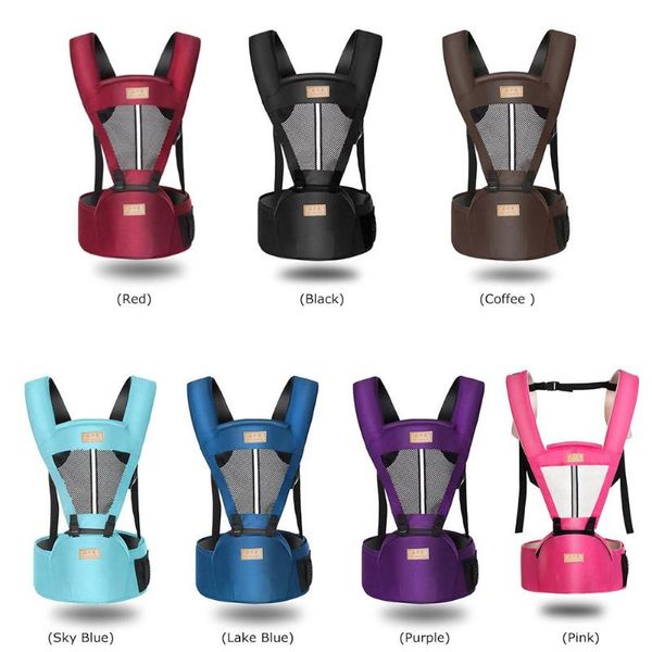 

baby newborn kangaroo carrier breathable toddler sling wrap waist stool hipseat close knitting and meticulous weaving