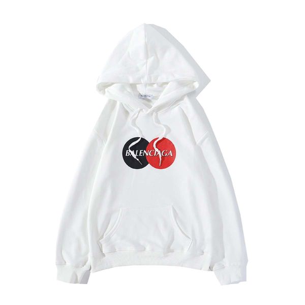 

2020 новый стиль мужского капюшона высокого класса хлопок печатной толстовки женских толстовка мужской толстовка с длинным рукавом круглой с, White;black