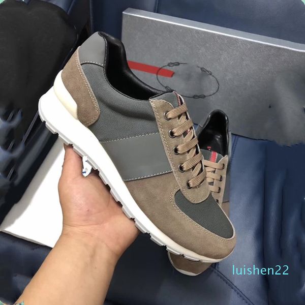 

light breathable trainer run sneakers men casual shoes luxury non-slip round toe mens shoes size l22, Black