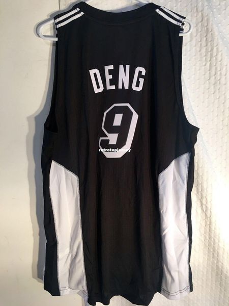 

ncaa retro ad 2015-16 jersey #9 luol deng black fashion mens stitched vintage sleeveless vest jerseys, Gray