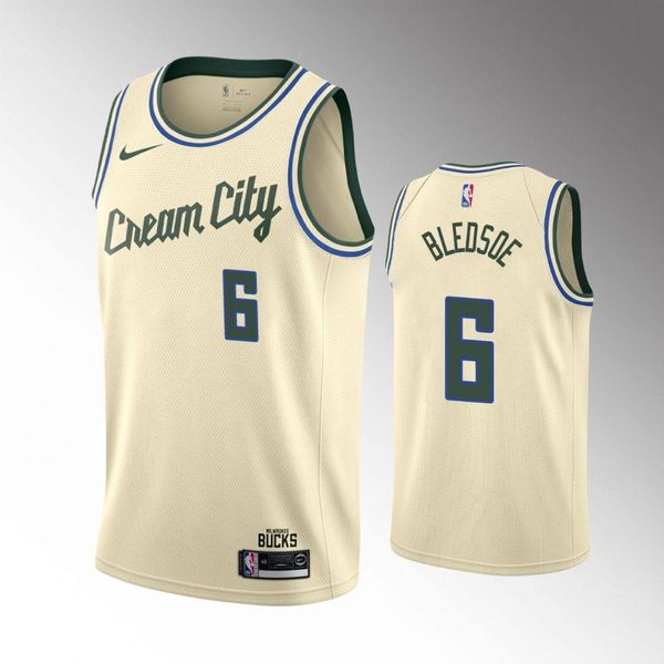 

men's #6 eric bledsoe cream 2019-20 jersey - hot, Gray