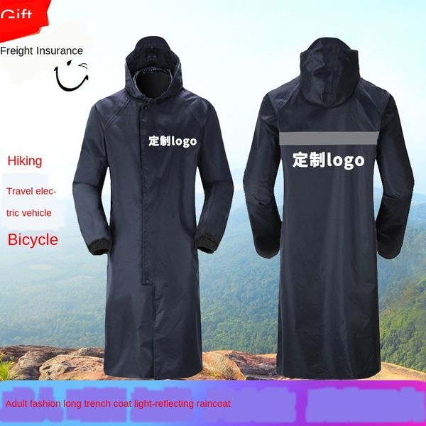 

fashion jumpsuit nj613 vehicle electric vehicle reflective extended outdoor hiking electric car raincoat, Red;brown