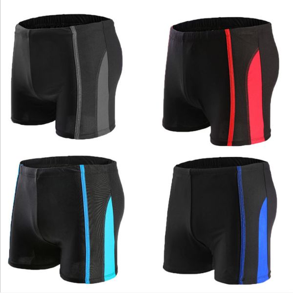 

2020 men's swimming shorts boxer fashion large size multicolor quick-drying men's swimwear high waist breathable seaside water par