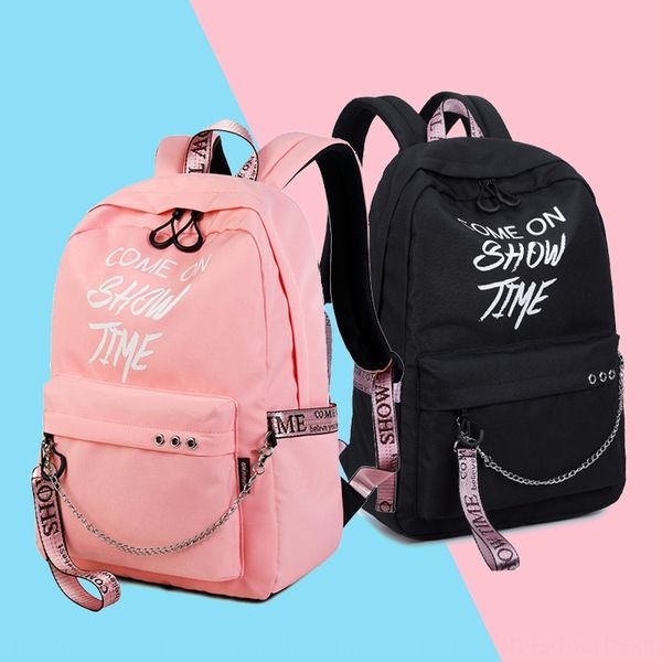 

ancient girl bag korean style simple mori junior luminous high school student backpack ins wind campus luminous backpack