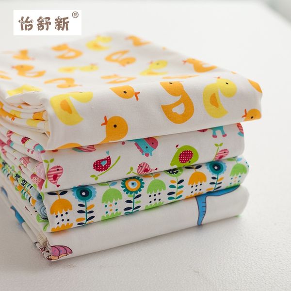 

combed cotton single nursing diaper layer infant diaper waterproof pad washable waterproof bed hat nursing pad