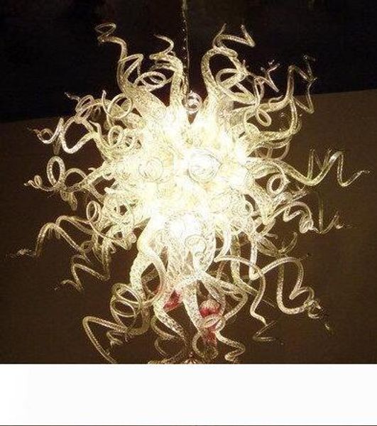 

modern clear glass chandelier ac 110v 220v ce ul led bulbs home decoration 100% mouth blown borosilicate glass american style chandelier
