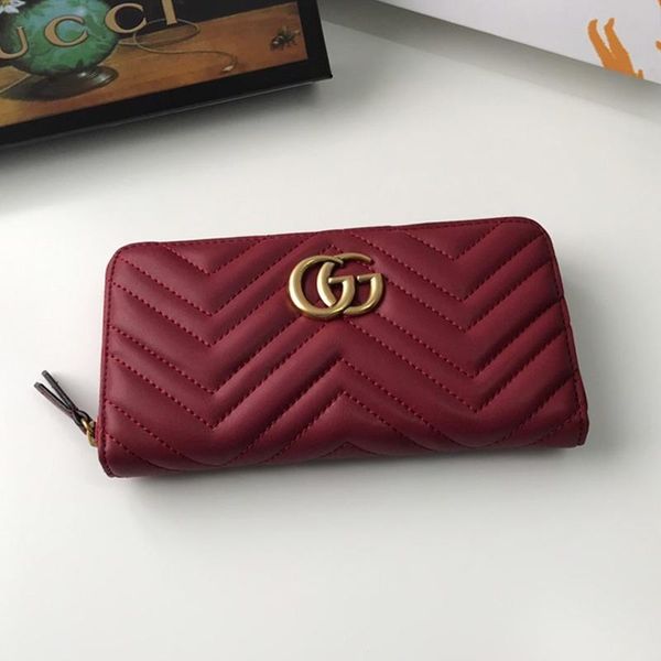 

new arrival women luxury wallet purses handbag retro style zipper clutch bag leather long wallet money coin pocket card holder female purse