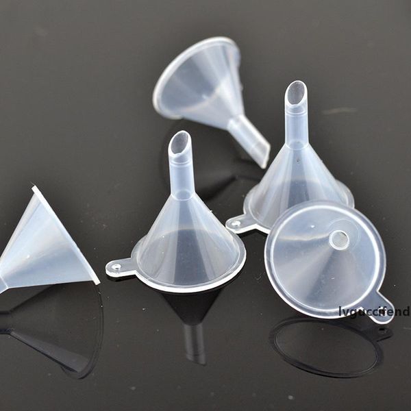 

plastic small mini funnels diffuser liquid perfume bottle oil labs for chemical liquid essential oils blends perfume craft wholesale