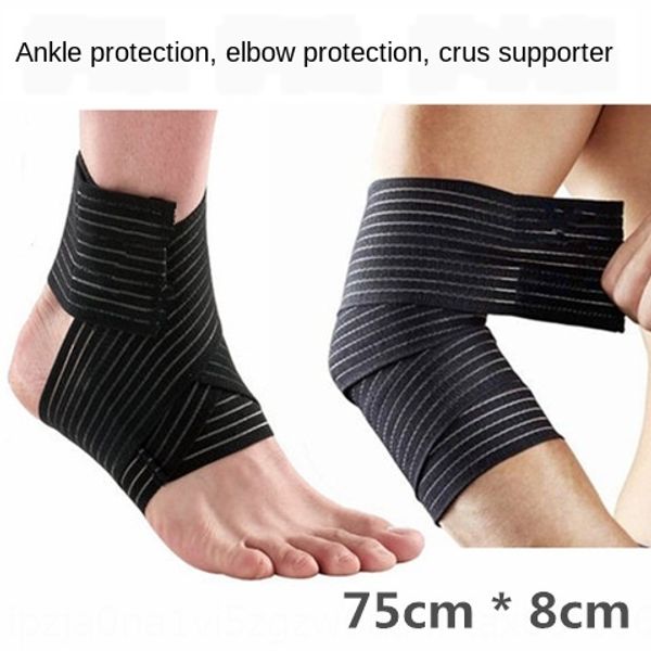

j8ui9 winding running leg fitness football basketball basketball protectionprotection protection elastic bandage sports knee protector elbow, Blue;black