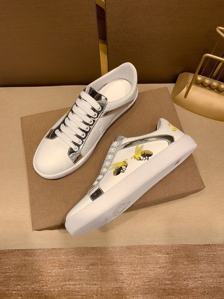 

new011 luxury high-quality casual men's shoes fashion all-match sports shoes outdoor comfortable men's shoes original box packagin, Black