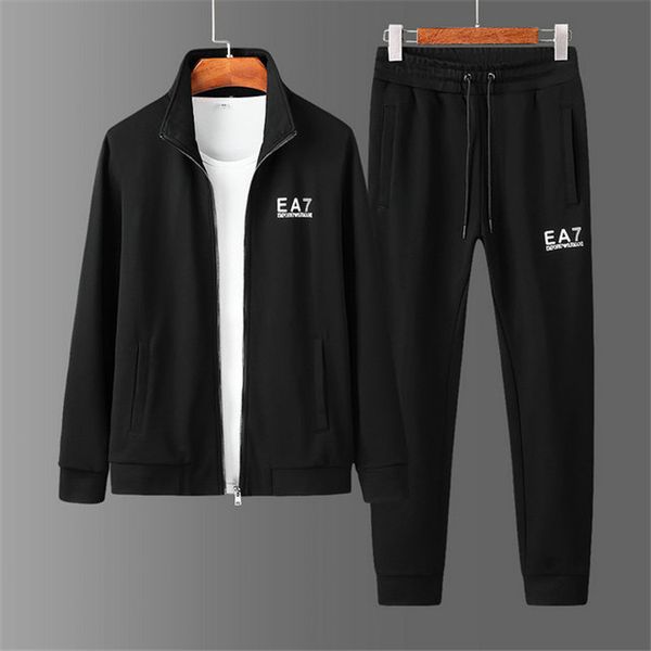 

дизайнер tracksuit luxury mens костюм мужчины конструктора костюма куртки брюки zipper пальто черный белый серый высокой моды sweatsuit spor, Gray