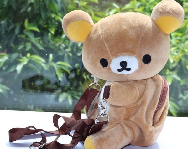 

cross body rilakkuma plush bag kawaii messenger bag cartoon bag for christmas gift drop shipping