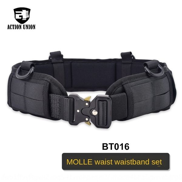 

fans outdoor multi-functional molle tactics waist seal real fieldarmy fan outdoor suit training tactics waist seal belt suit, Black;gray
