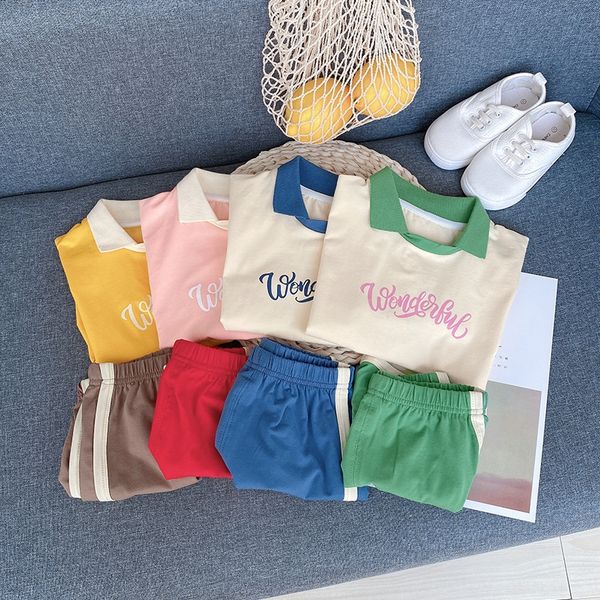 

j7adm xy.kids 2020 summer new baby_letter color contrast sports suit boy's wear xy.kids 2020 summer new baby_letter color children&#039