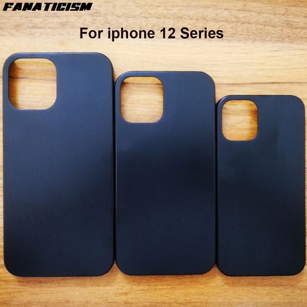 

hard plastic pc matte phone cases for iphone 12 pro max 12pro 12max transparent black white pc cover for iphone12