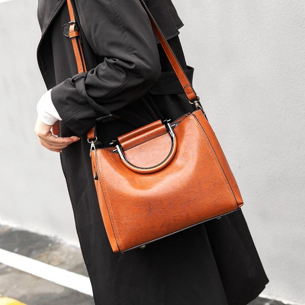 

ranhuang 2019 women leather shoulder bags casual handbags fashion women messenger bags bucket bags bolsa feminina a14911