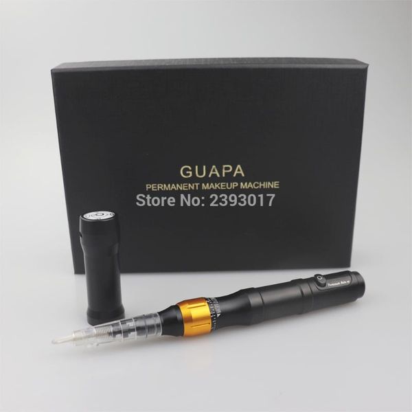 

tattoo guns kits wireless rotary pen machine microblading device kit professional cartridge gun with 20pcs 1r needles