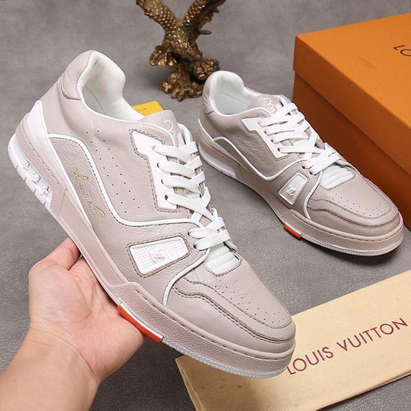 

luxury mens luxury shoes leather fashion big size luxury sports shoes for men with origin box chaussures pour hommes mens shoes trainer