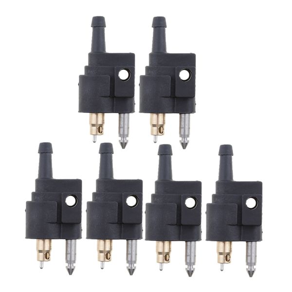 

6x 1/4\" male fuel hose line tank connector joint for yamaha outboard motors
