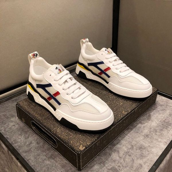 

2020 paris luxury trendy mens designer sneakers casual shoes guchi sports trainers upper cowhide size 38-44