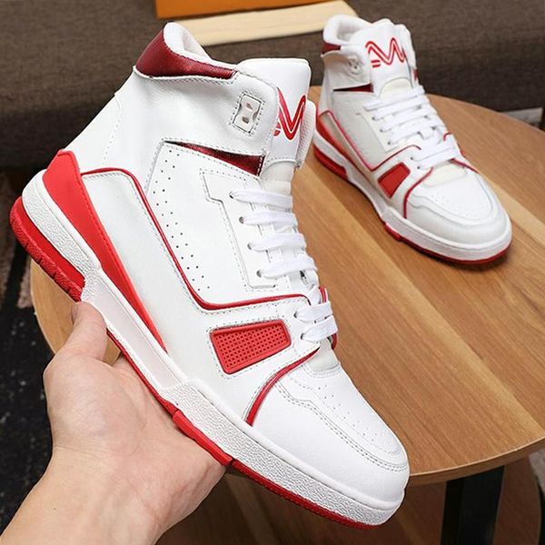 

trainer sneaker mid -men 's shoes comfortable shoes fashion lace -up vintage sports men shoes style sneakers manner s, Black