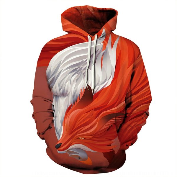 

women's 3d animal printing large size couple wear hooded women's 3d animal printing large size couple wear digital digital hooded, Black