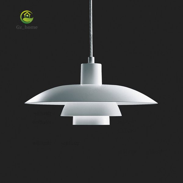 

louis poulsen ph 3/4 pendant lights modern white aluminum hanging lamp denmark design creative pendant lamp for restaurant coffee lighting