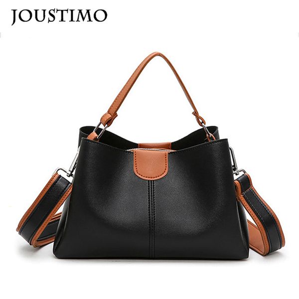 

brand women casual totes bag shoulder leather handbag solid large capacity zipper business crossbody bag ladies composite bags