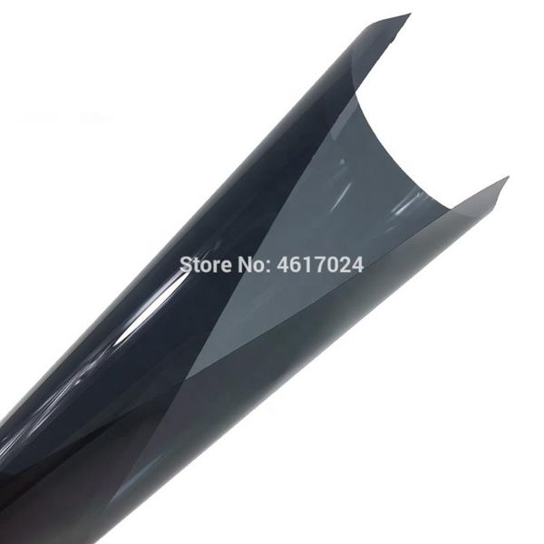 

50cmx200cm new vision пэт автомобиль стикер 2ply vlt15% черный окрашенные стекла фольги отливом самоклеящейся авто солнечного окна фильма