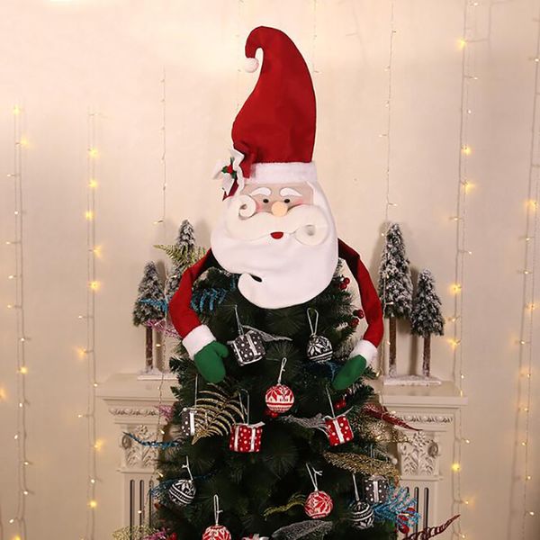 

christmas tree ers decoration santa claus hat tree decoration red christmas new home