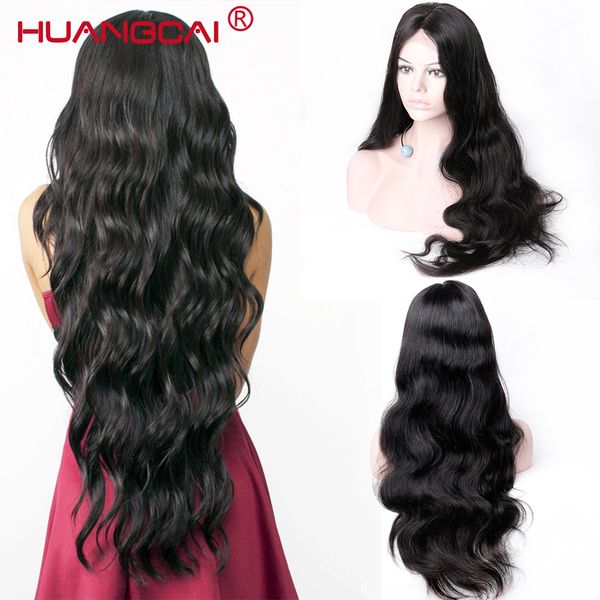 

peruvian body wave lace front human hair wigs human hair wigs for women 150% pre plucked middle part remy hair wigs 13*4 lace, Black