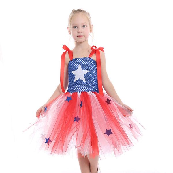 

perfect tutu pageant dresses flower girl dress sleeveless ball gown kid first communion dress halloween christmas dress, Red;yellow