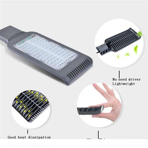 

10pcs 40w 80w 85-265v ultra thin lightweight mini led street light garden park farmland wall lamp outdoor floodlight lighting